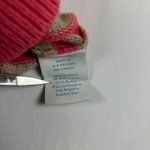 Boden Women's Striped Sweater‎ with Pockets Pink Tan Cotton Blend Size 8 Photo 3