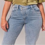 Abercrombie & Fitch Women's Jean The Dad High Rise Denim Stretch Blue Size 27 Photo 3