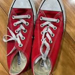 Converse Red Low Tops Photo 1