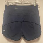 Lululemon Navy Speed Up High-Rise Short 4” Photo 0