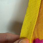 Versus Versace Y2K Abstract Tropical Print Top Sz 40 Small Pink Yellow Photo 12