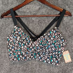 Title Nine  Metis Underwire Bikini Top Wild Waves Womens Size 34D Photo 0