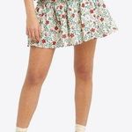 Draper James  Womens Pull on Mini Skirt in Strawberry Field sz Medium Photo 0