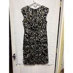 Nanette Lepore  Dress Size 8 100% Silk Peek-A-Boo Bodycon‎ Animal Print BBA Photo 9