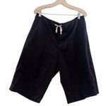 HACHE Shorts Long Drawstring Made in Italy Black Size XL Photo 0
