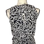 Karin Stevens  black and white faux wrap‎ dress, Size 6 Photo 4