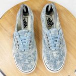 Vans  Authentic Denim Destroy Acid Wash Canvas Sneakers Blue 6.5‎ Men 8 Women Photo 3
