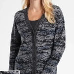 Athleta  Westlake Wool Textured Knit Stretch‎ Button Cardigan Sweater Fog Camo S Photo 0