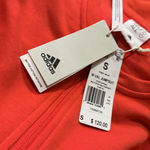Adidas NWT  Valentine's Day Jumpsuit In Bright Red Photo 7