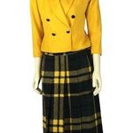 Petite Sophisticate Vintage yellow double breasted blazer size 2 Photo 0