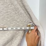 Dress Forum oatmeal textured knit deep round neck pullover size medium Photo 1