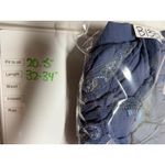 April Cornell Mini Dress Tunic Women‎ Sz S Boho Embroidered Blue Flare Sleeve Photo 6