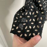 Loft  Eyelet Black Nude Blazer 2 Button 6 Photo 6