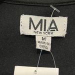 MIA New York Women's Black Embellished Allover Stone Long Sleeve Top Size M NEW Photo 2