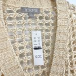 J.Crew  Montauk relaxed cardigan Buff Clay Size Medium NWT Cardi Resort Coastal Photo 4