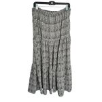 Adrianna Papell Long Tiered Skirt Women’s Large Maxi Flowy Boho Drawstring NEW Photo 2