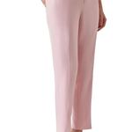 Kasper Harlow Stretch Crepe Dress Pants Women’s 8 Pink NWT Slim Straight Leg Photo 1