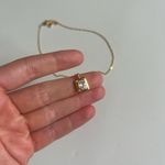 Gold Plated Square with Oval Cubic Zirconium Necklace ✨ Photo 2