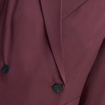 Everlane The Drapey Blazer Burgundy Maroon Size 4 Photo 2