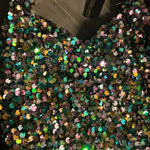 Shasa Sasha Y2K large sequin slouchy hobo shoulder bag Photo 0