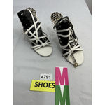 Jessica Simpson Womans  Primrose Stiletto Sandals 8.5 B White Strappy Open Toe Photo 1