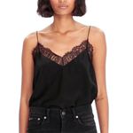 Ralph Lauren Polo  Black Silk Lace Cami Sz 10 Photo 1