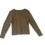 Gantos women's medium tan sequin button up sweater knit cardigan 90 Photo 2