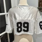Cropped White Football Jersey 89 Photo 3
