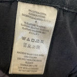 Free People  Flare Jeans Womens Black Distressed Ripped Denim Jeans size 30 Photo 7