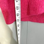 Anthropologie Mayfield Hot Pink Linen Blend Boatneck Boho Slouchy Sweater S Photo 5