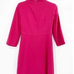 Emilio Pucci Firenze Solid Pink Virgin Wool High Neck Sheath Dress Size 38 Photo 1
