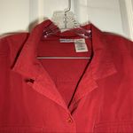 Brooks Bobbie Red-Orange Short Sleeve Button Up Shirt 18/20W Photo 3