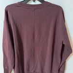 Zella Casual Maroon Sweatshirt Photo 3