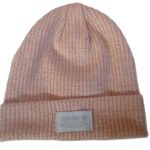 Adidas  pink and gold knit hat Photo 2