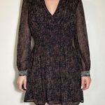 ZARA  Edgy Long Sleeve Mini Dress Size Medium Photo 1