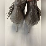 Jessica Simpson  Silver Rhinestone Paegye Ankle Boots Sz. 12 Photo 4