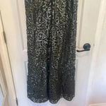 Rickie Freeman Teri Jon Mother Of The Bride Dress Crisscross Ruches Sequins Sz 6 Green Photo 8