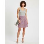 J.Crew  Pink Black & White Print Mini Skirt 8 Photo 7