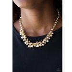 Paparazzi Trust Fund Baby Gold Necklace (127) Photo 0