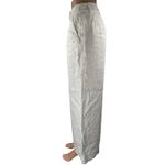 Madewell The Harlow Linen White Pleated High Rise Wide Leg Trousers Pants 10P Photo 1