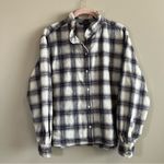 Banana Republic ✨  Wool Blend Ruffle-Collar Shirt Mediun Photo 1