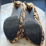 JustFab  Browns & Black Leopard Animal Print Pep Toe Bow Stiletto Heels Sz 10. Photo 8
