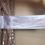 Mac Duggal NWT Ieena for Women’s Gold Sequins Mesh Faux Wrap Long Sleeve Dress Photo 4