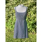 BDG Urban Outfitters Sleevless Tank Dress M Black White Striped Denim Photo 1