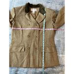 Jones New York Vintage Wool Silk Double Breasted Blazer Velvet Collar Size 12 Photo 9