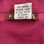 XCVI π· Lightweight Ruched Cotton Utility/Safari Jacket/Blazer Burgundy 3X Photo 11