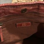 Frye NEW  Brown Chestnut Woven Leather Tote Bag Large Photo 5