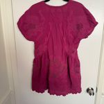 Free People Women's Fuchsia Embroidered Top Tunic Dress Small Photo 5