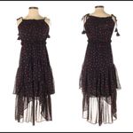 ✨Evie Tiered Ruffle Floral Tassel Dress✨ Black Size XS Photo 1