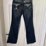 Miss Me  Distress Jeans Rhinestone Detail Back Pockets Size 29 Western Lo… Photo 5